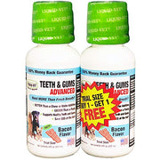 Liquid-Vet K9 Teeth & Gums Advanced Formula, Pot Roast Flavor, 8 oz BOGO Trial Pack