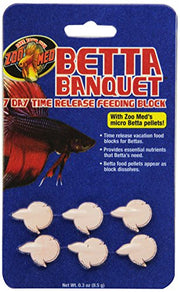 Zoo Med Betta Banquet Blocks 6 Card (Set Of 2)