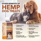 HolistaPet Hemp Dog Treats - Joint & Mobility Care - 30 Crunchy Treats - 150mg - Made in USA - Powerful Relief with Hemp Oil Turmeric & Boswellia - 100% Organic - for Hips & Joint Pain, Inflammation