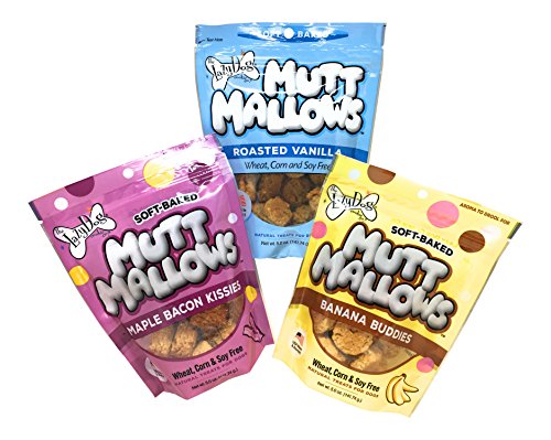 Lazy Dog Cookie Mutt Mallows Natural Healthy Treat Variety Pack of 3 Main image