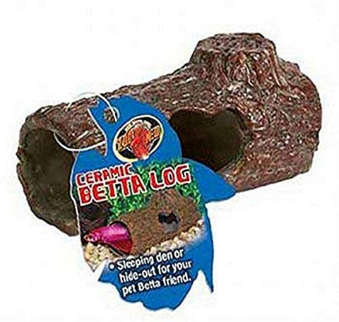 Zoo Med Laboratories AZMFA50 Sinking Ceramic Betta Log