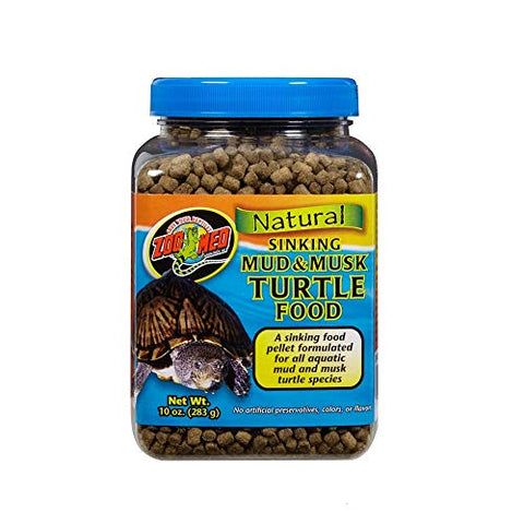 Zoo Med Laboratories Zoomed Mud & Musk Sinking Aquatic Turtle Food, 1 Count, One Size