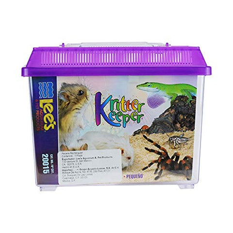 Lee's Kritter Keeper, Mini Rectangle w/Lid ( Colors May Vary )