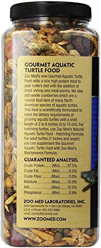 Zoo Med Gourmet Aquatic Turtle Food 12 oz - Pack of 2