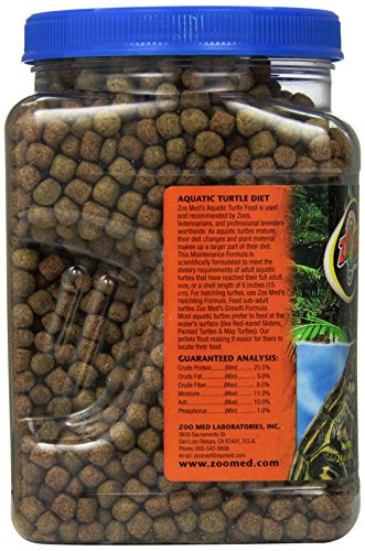 Zoo Med Natural Aquatic Turtle Food, Maintenance Formula, 24-Ounce