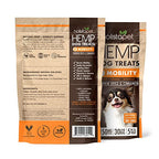 HolistaPet Hemp Dog Treats - Joint & Mobility Care - 30 Crunchy Treats - 150mg - Made in USA - Powerful Relief with Hemp Oil Turmeric & Boswellia - 100% Organic - for Hips & Joint Pain, Inflammation