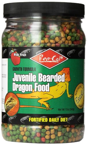 Rep-Cal Srp00813 Juvenile Bearded Dragon Pet Food, 12-Ounce