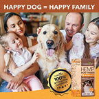 HolistaPet Hemp Dog Treats - Joint & Mobility Care - 30 Crunchy Treats - 150mg - Made in USA - Powerful Relief with Hemp Oil Turmeric & Boswellia - 100% Organic - for Hips & Joint Pain, Inflammation