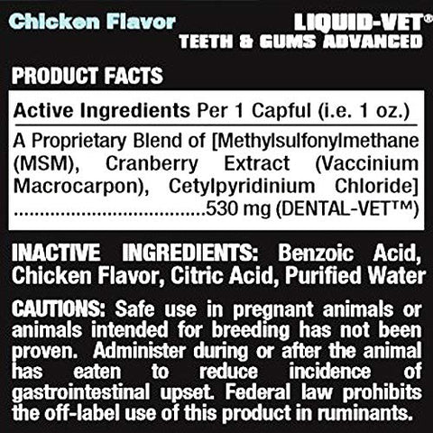 Liquid-Vet K9 Teeth & Gums Advanced Formula, Pot Roast Flavor, 8 oz BOGO Trial Pack