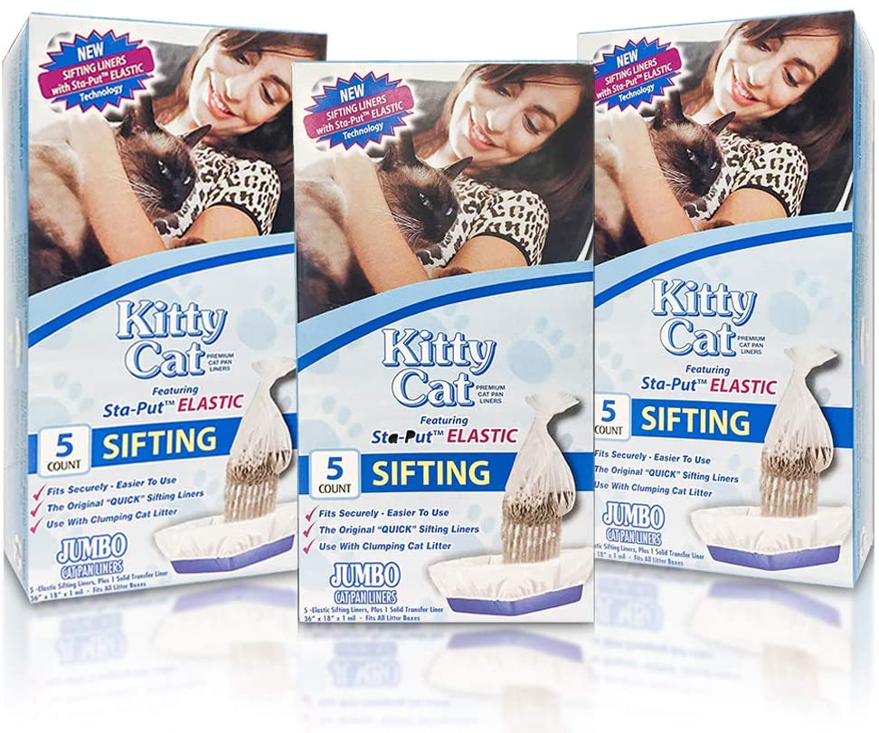 Sifting Liners Elastic Cat Pan Liners BETAPET Sifting Litter Box