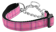 Plaid Nylon Collar Martingale