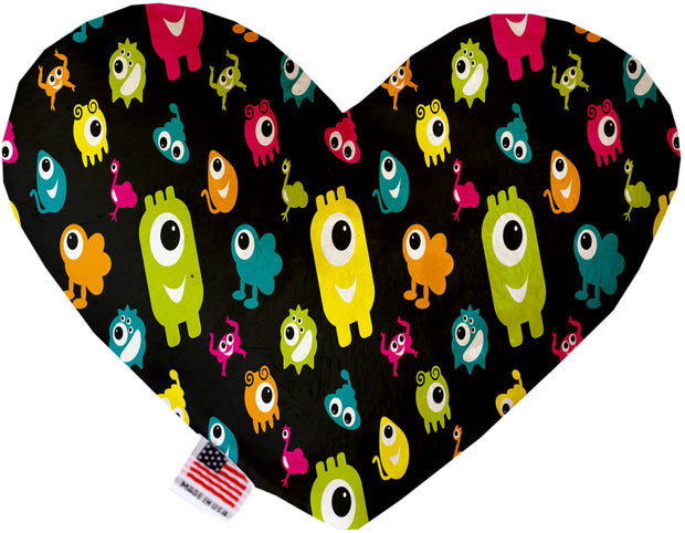 Monster Zoo Inch Canvas Heart Dog Toy