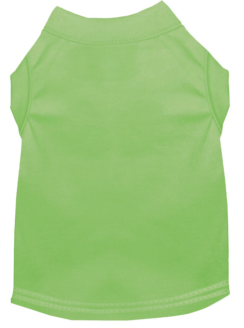 Plain Pet Shirts Lime Green