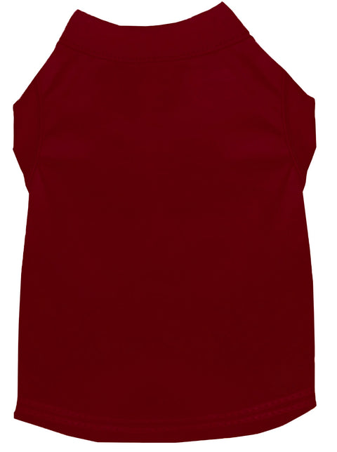 Plain Pet Shirts Maroon