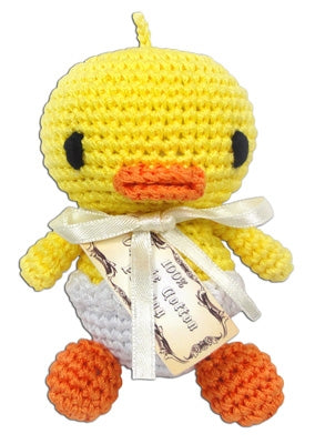 Knit Knacks Hatch The Baby Duck Organic Cotton Small Dog Toy Main image