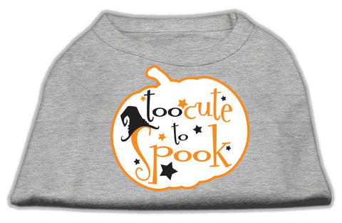 Too Cute To Spook Screen Print Dog Shirt