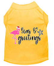 Seas And Greetings Screen Print Dog Shirt