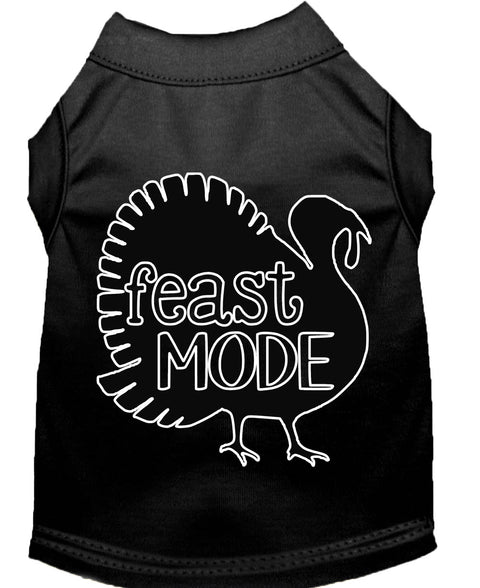 Feast Mode Screen Print Dog Shirt