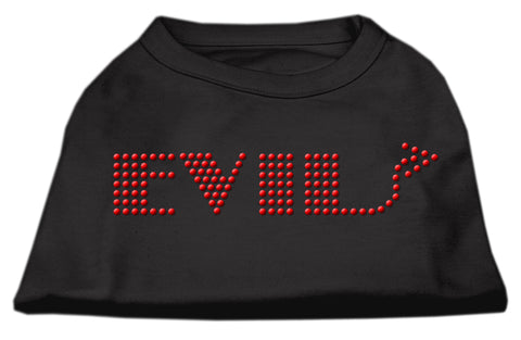 Evil Rhinestone Shirts Black