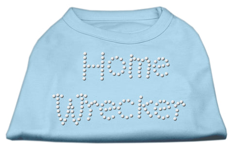 Home Wrecker Rhinestone Shirts Baby Blue