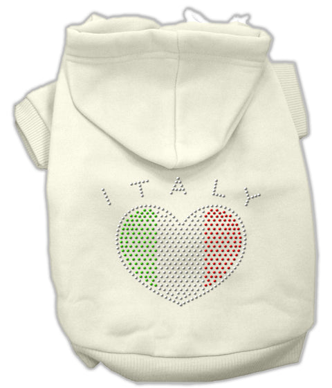 Italian Rhinestone Hoodies