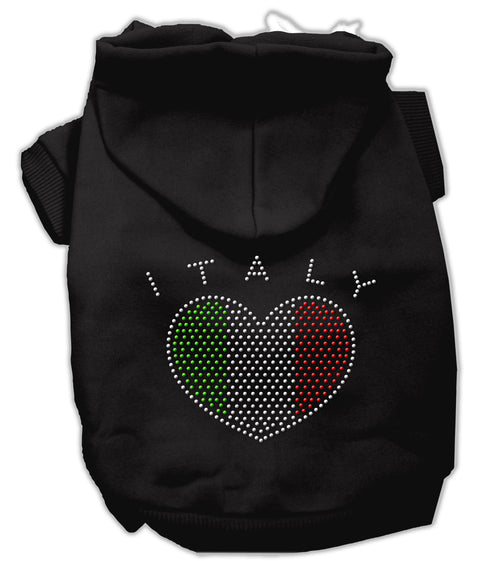 Italian Rhinestone Hoodies