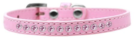 Light Pink Crystal Size Light Pink Puppy Collar