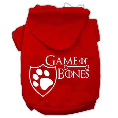 Game Of Bones Screenprint Dog Hoodie