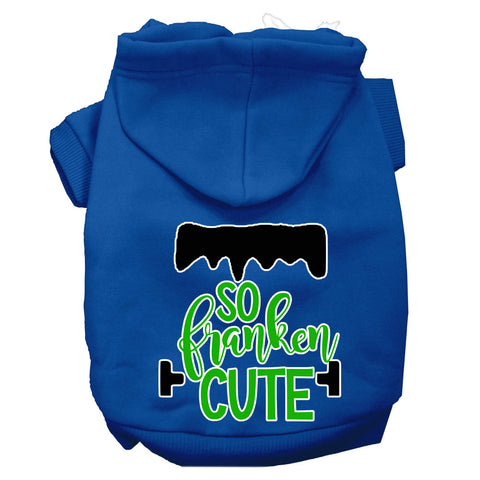 So Franken Cute Screen Print Dog Hoodie