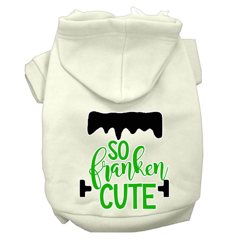 So Franken Cute Screen Print Dog Hoodie