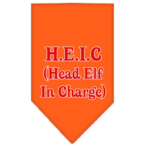 Head Elf In Charge Screen Print Bandana