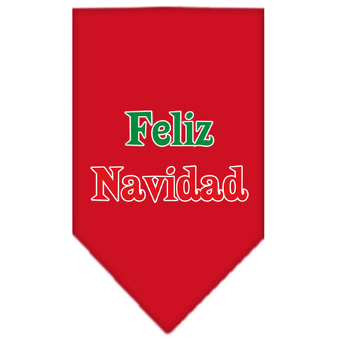 Feliz Navidad Screen Print Bandana