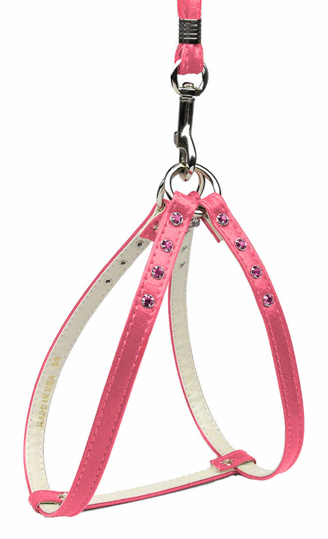 Step-in Harness Pink W/ Pink Stones