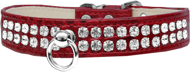 Style #72 Rhinestone Designer Croc Dog Collar