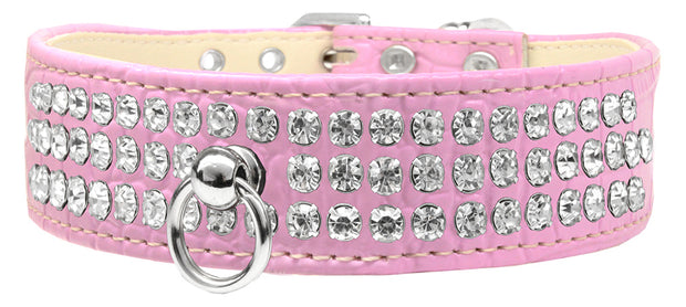 Style #73 Rhinestone Designer Croc Dog Collar