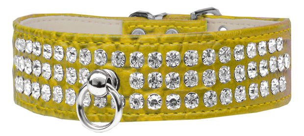 Style #73 Rhinestone Designer Croc Dog Collar